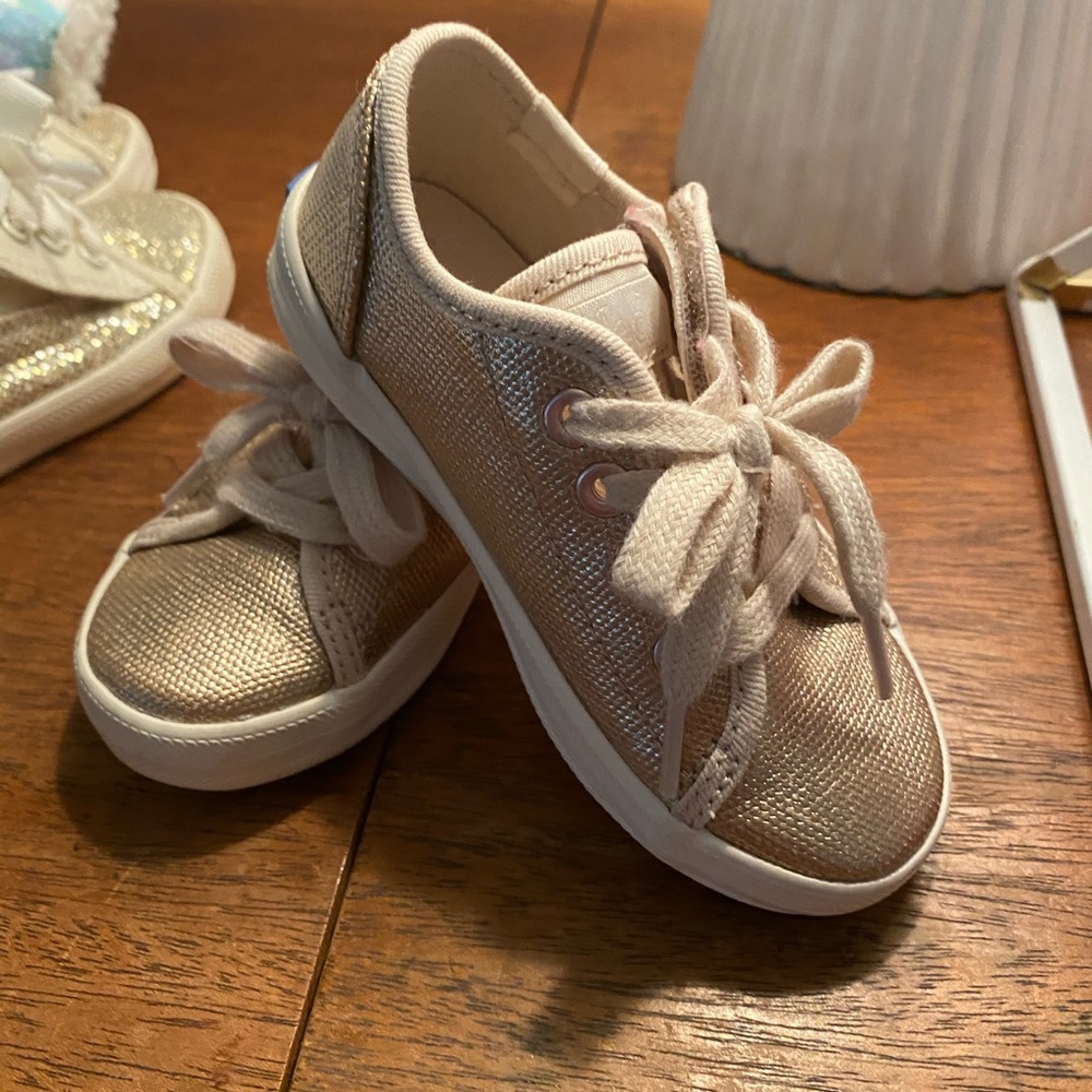 SOLD Kate Spade Keds for kids Rose Gold toddler
